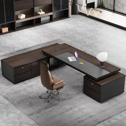 Luxury L-Shaped Office Desk