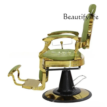 High-end hairdressing chair, oil head, large chair, men&