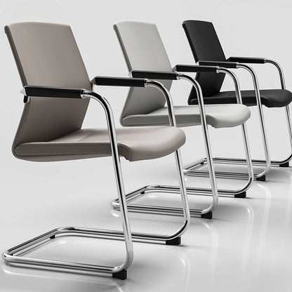 Meeting Office Meeting Chair Computer Minimalist Leather Negotiation Chair with Backrest Armrest Armchair Cadeira Playseat