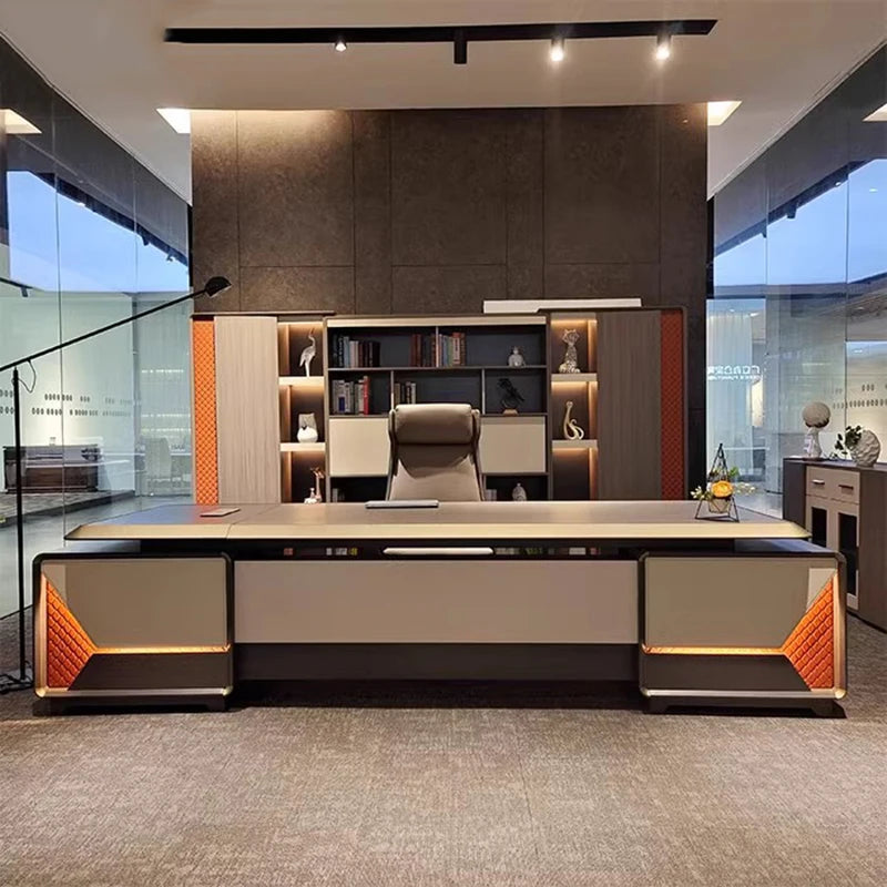 Monitor Corner Office Desks Stand L Shaped Study Supplies Hutch Gaming Desk Simple Coffee Scrivania Angolare Desk Furniture