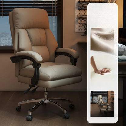 Low Price Lazy Office Chair With Footrest Comfy Gaming Computer Chair Modern High Back Executive Chaise Bureau Office Furniture