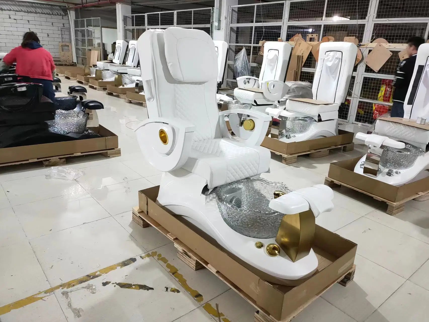 Modern Luxury Cheap Price Foot Spa Massage Pedicure Chair Nail Salon Furniture Electric Pipeless Whirlpool