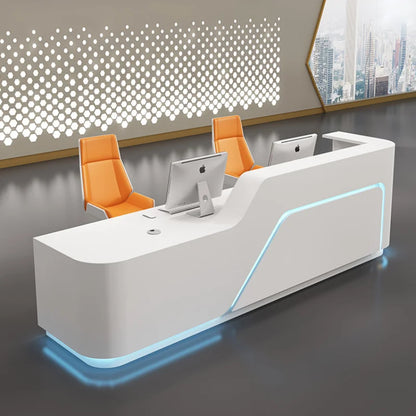 Elegant Reception Desk and Office Counter