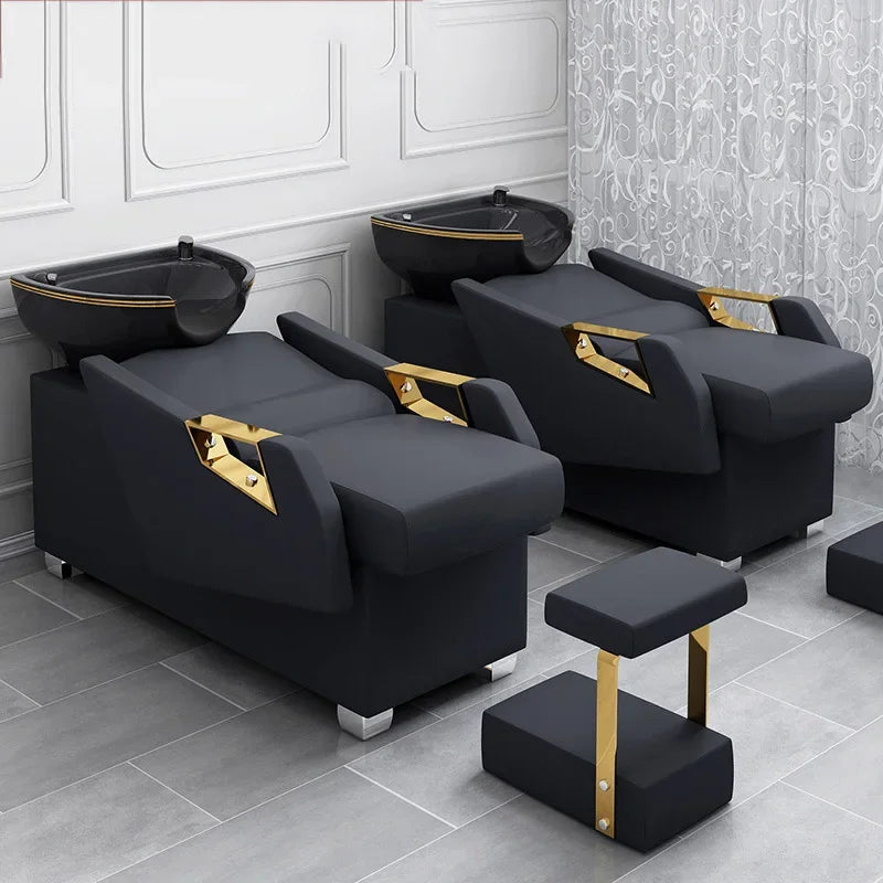 Hair Washing Chair Thai Spa Massage Shampoo Bed Commercial Women&