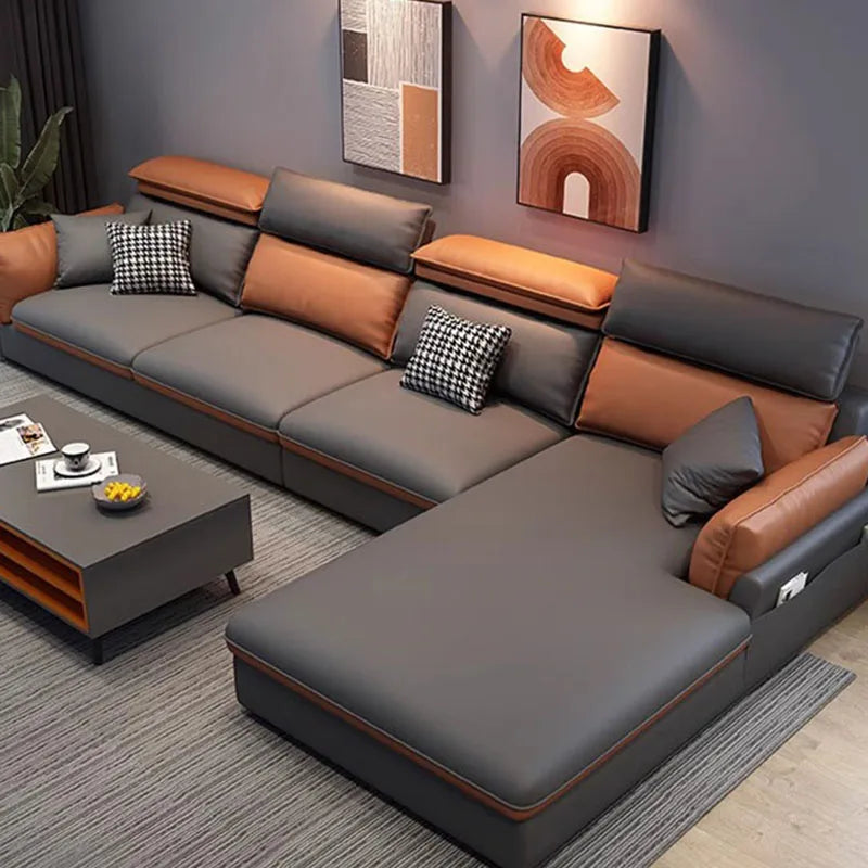 Curved Chaise Lounge Sofa – Ergonomic Corner Sofa and Computer Bed, Luxury Minimalist Wohnzimmer and Bedroom Furniture