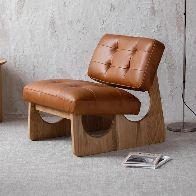 Nordic Chairs Chaise Nordique Luxury Design Individual Armchair Platform Modern Furniture Leather Sillas Plegables High Low