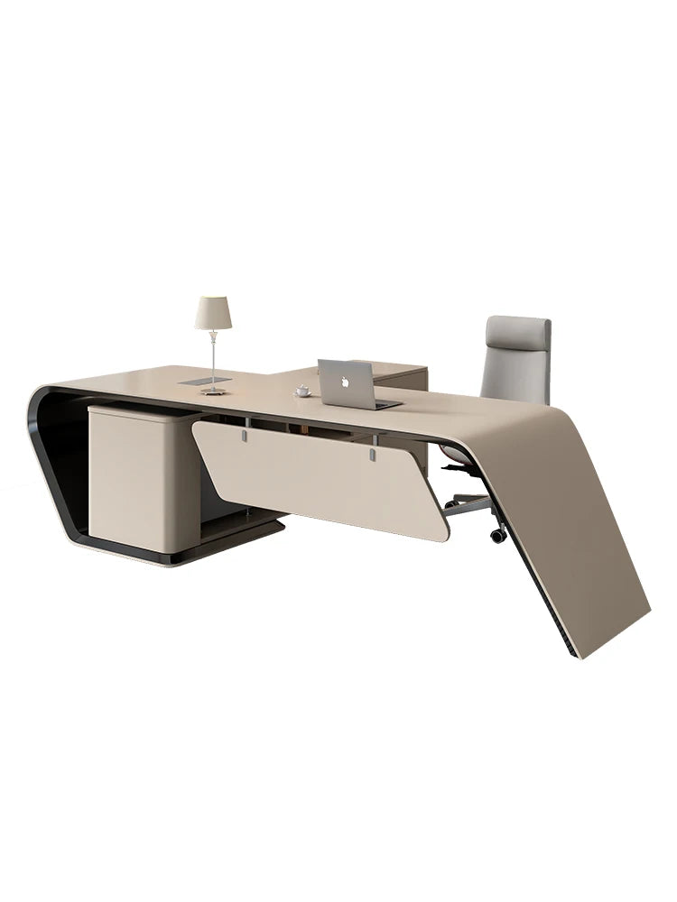 Minimalist Executive Desk: Simple and Professional Design for Home, Study, or Office