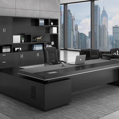Simple Multifunctional L-Shaped Desk