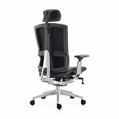 high end leather computer work chair commercial revolving guest furniture revolving pu leather office chair home seat