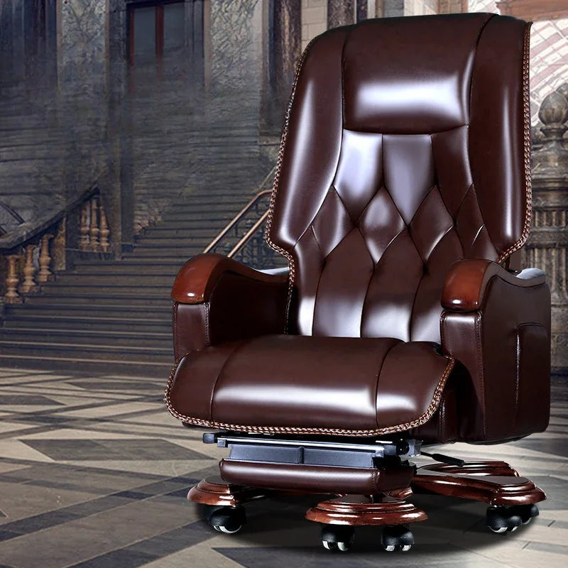 Swivel Reclining Office Chairs Stools Modern Leather Bedroom Office Chairs Salon Massage Sillas Para Comedor Luxury Furniture
