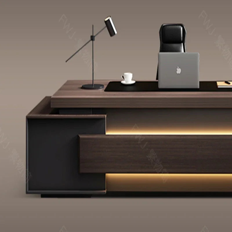 Organization Office Desk Study Computer Ergonomic Writing Office Desk Corner Standing