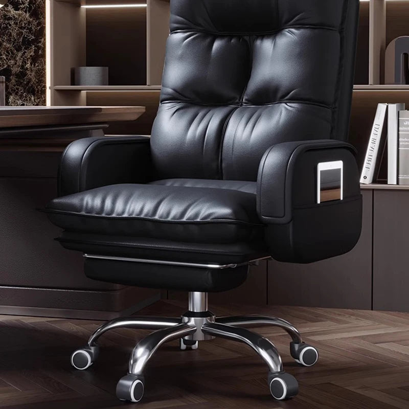 Leather Massage Full Body Office Chair Recliner Playseat Ergonomic Bar Comfortable Office Chair Lounge Stoel Library Furniture