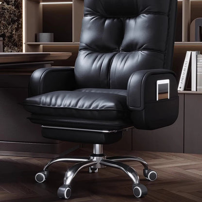 Leather Massage Full Body Office Chair Recliner Playseat Ergonomic Bar Comfortable Office Chair Lounge Stoel Library Furniture