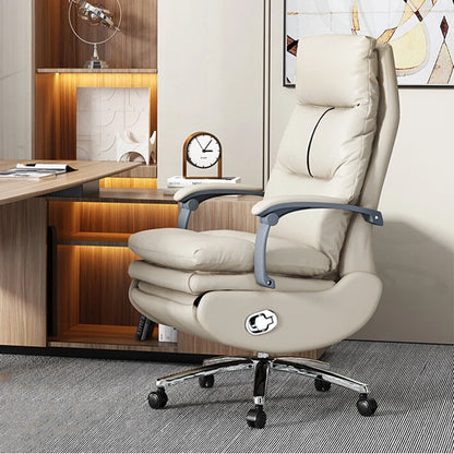 Relax Executive Office Chair Design Leather Adjustable Modern Ergonomic Chair Massage Comfy Room Silla De Oficina Cute Furniture
