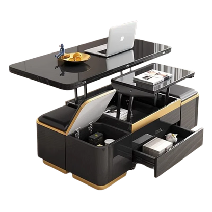 Storage Clear Simple Coffee Table Storage Black Low Folding Coffee Table Tea Floor Mesas De Centro Para Sala Home Furniture