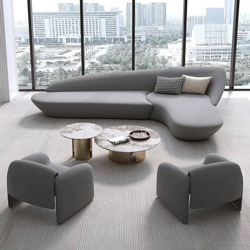 Ergonomic Bedroom Living Room Sofa Lounge Designer Modern Couches Living Room Sofa Sleeper Curved Divani Soggiorno Furnitures