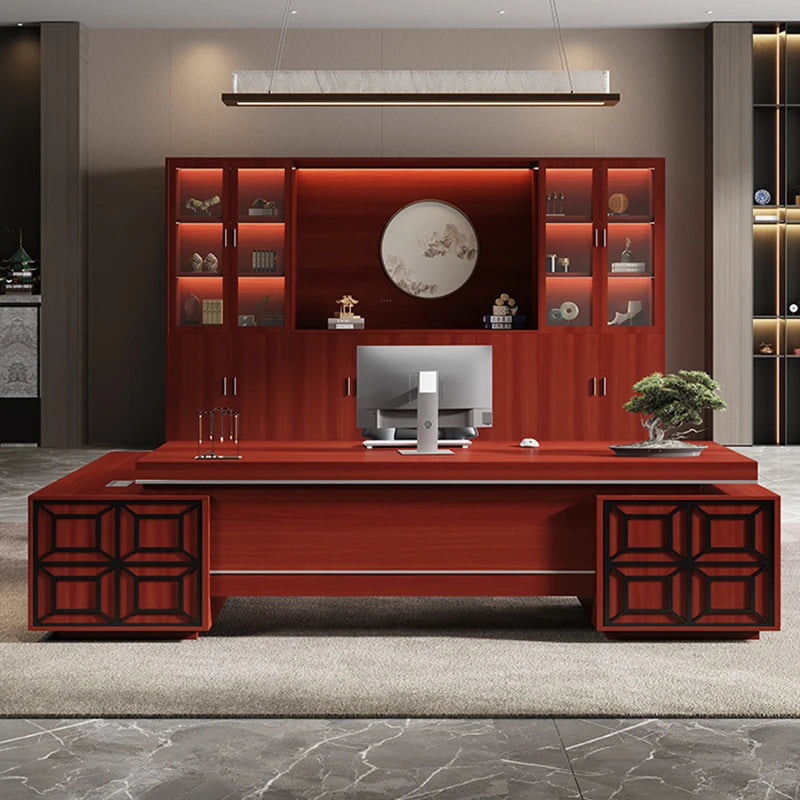 Reading Study Luxury Office Desk Storage Conference Shelves Bedroom Long Desk Filing Computer Mesa Escritorio Modern Furniture