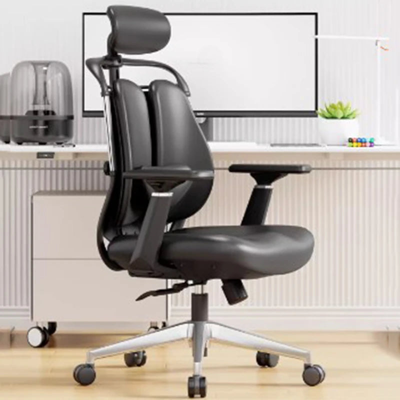Ergonomic Swivel Office Chair with Neck Pillow