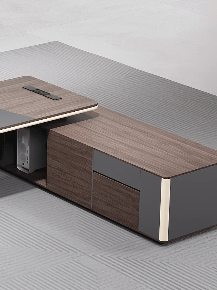 Light luxury boss desk