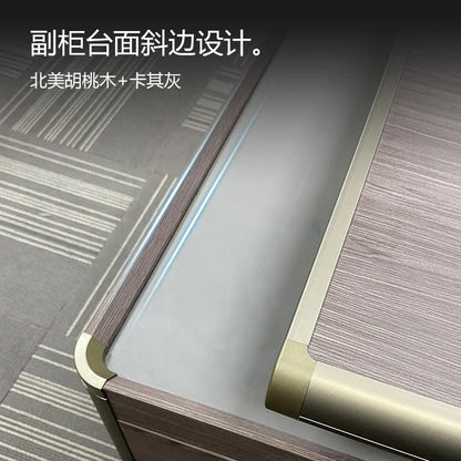 Luxury 2024 Modern European Simple Large Shift Desk, Chair, Combined Office Furniture