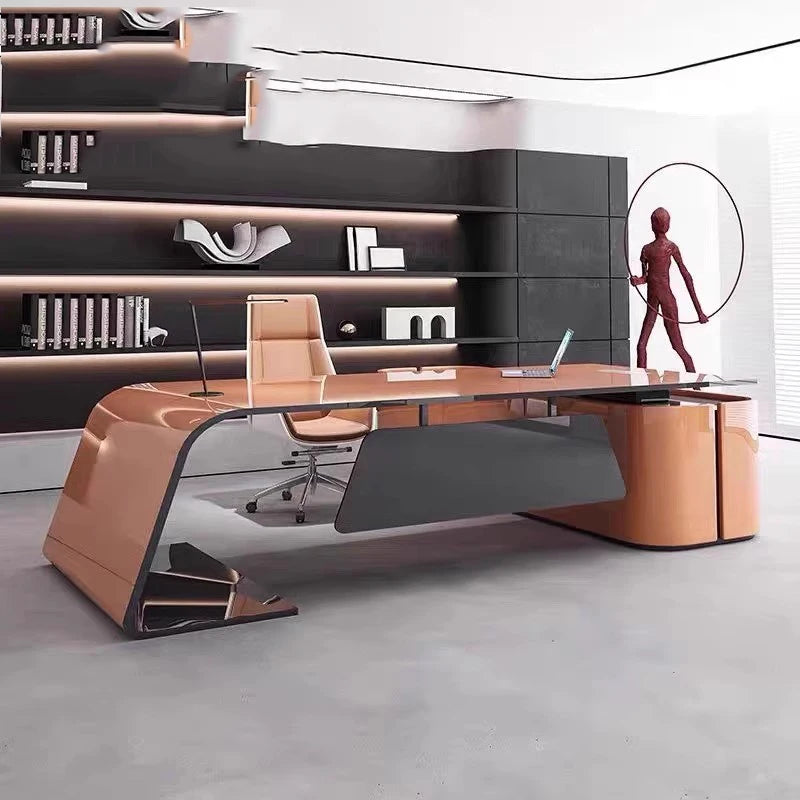 Gaming Office Desk Standing CornerComputerbureaus Executive Desk Mesa Workbench Desktop Laptop Table Pliante Home Furniture