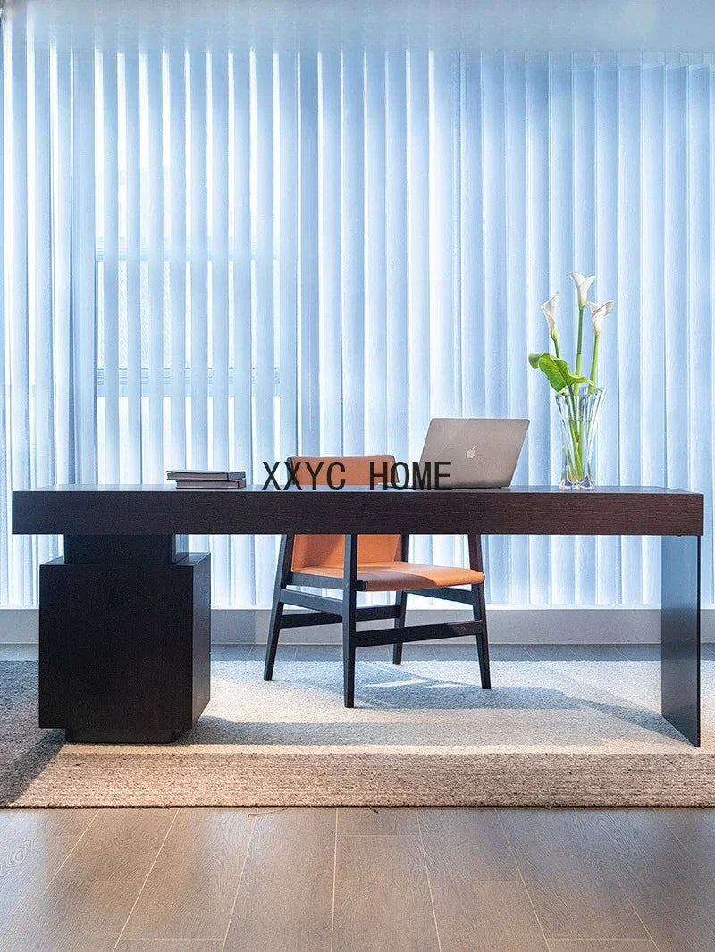 Light Luxury Computer Desk Study Minimalist Design Double Office Table