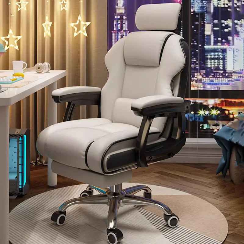 Executive Ergonomic Nordic Office Chair Floor Bedroom Library Wheels Armchairs Home Modern Cadeira Presidente Office Furnitures