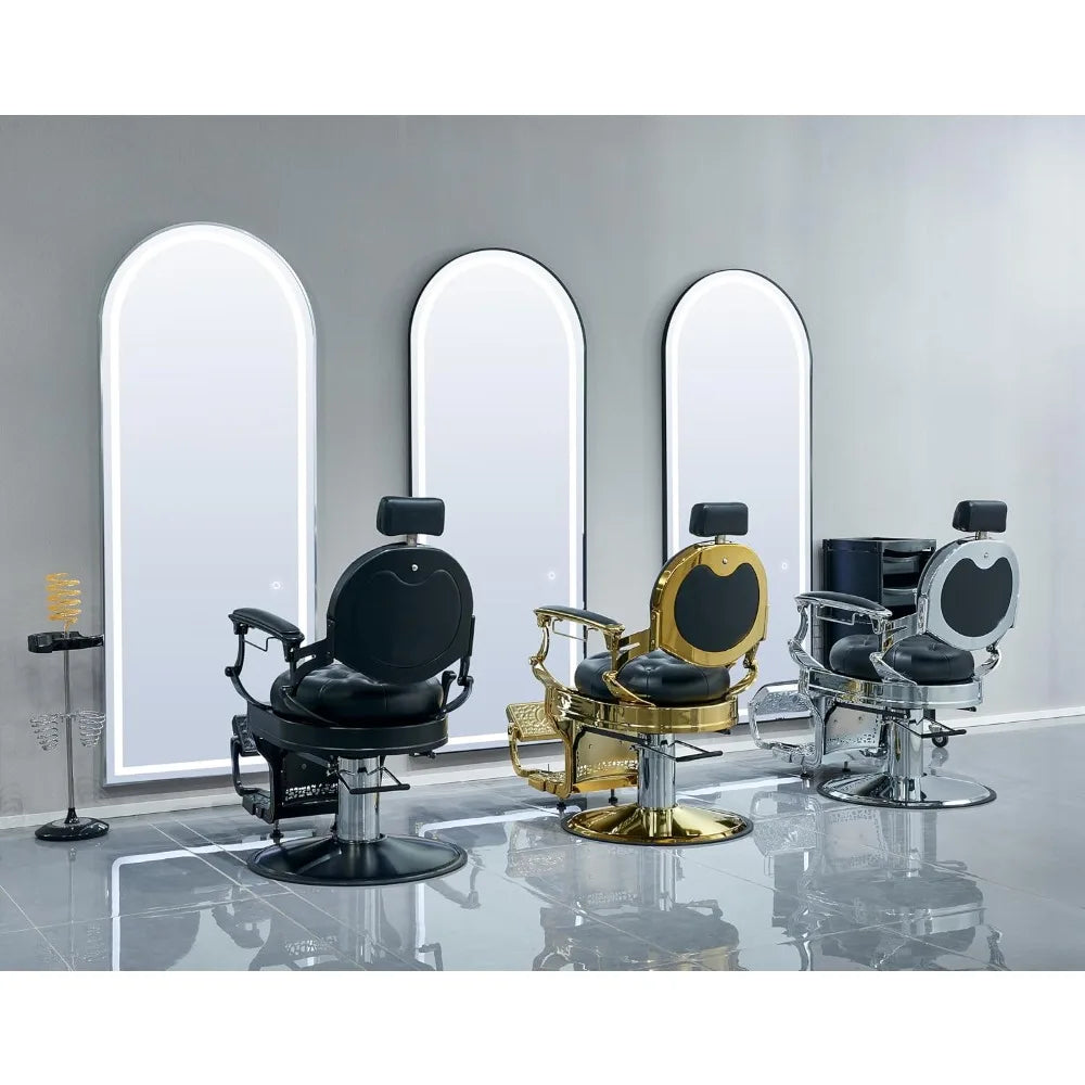 Vintage Barber Chair for Hairdressers Heavy Tattoo Shampoo Beauty Salon Equipment