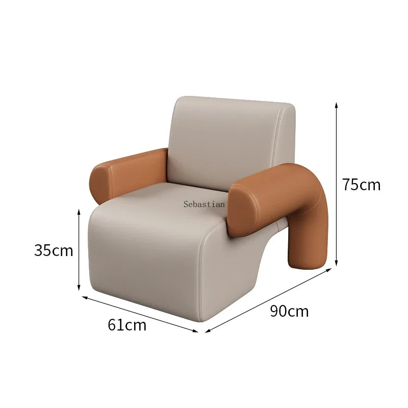Negotiate Table and Chair Combinations, Light Luxury Modern Reception Tables, Sales Offices, Beauty Salons, Reception Chairs