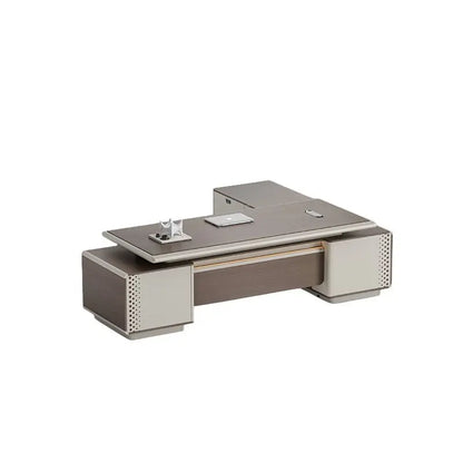 Office Desk Gaming Table Study Computer L Shape Lap Desk Executive Storage Reception Bureau Meuble Media Console Furniture