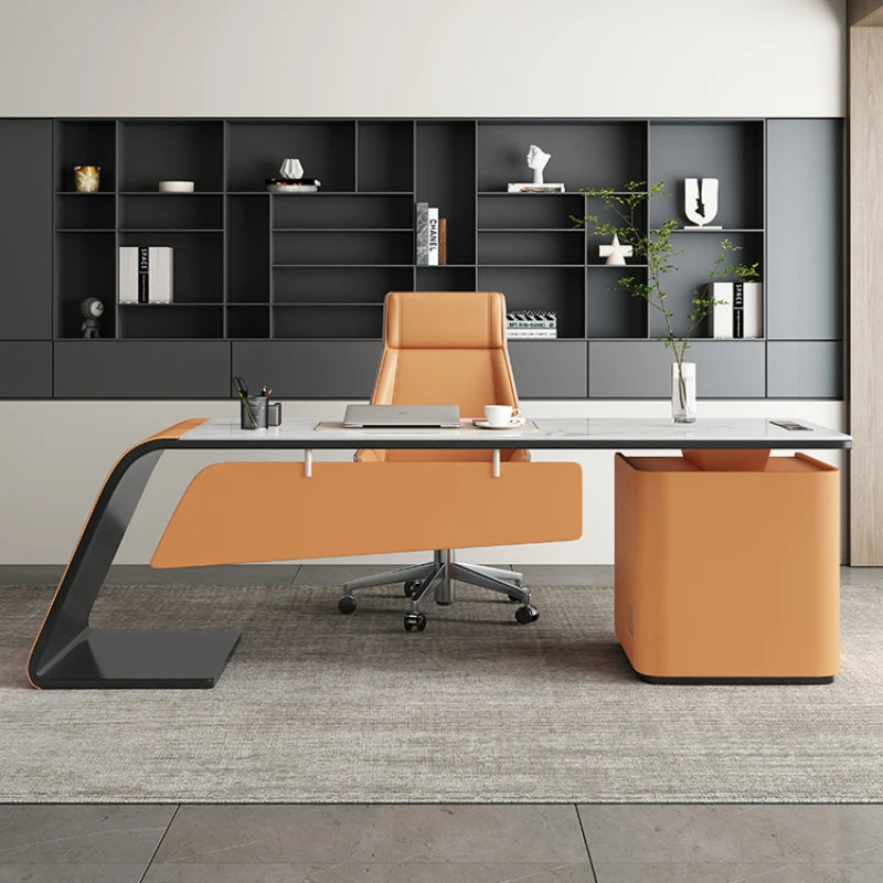Executive Desk Dressing Table Multifunction Home Reception L Shaped Gaming Desks Standing Computer Escritorios Offices Furniture
