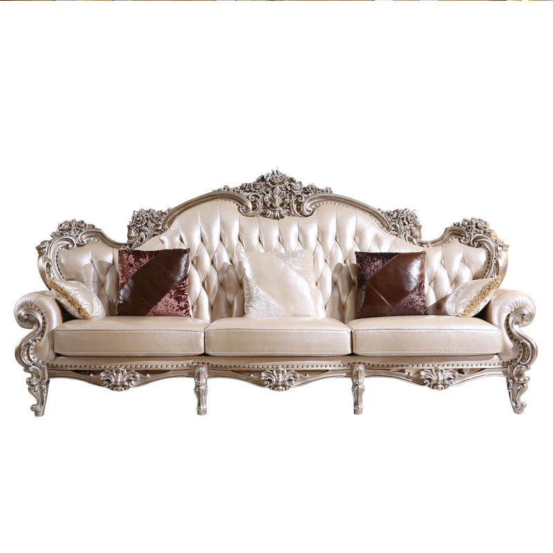 Palace French style sofa combination classical high-end European style solid wood villa living room furniture