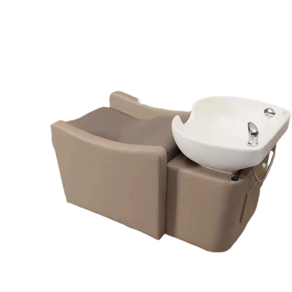 Professional Hair Salon Washbasin Barber Wash With Chair Chinese Spa Basin Chairs Beauty Hydraulic Massage Bed Japanese Styling