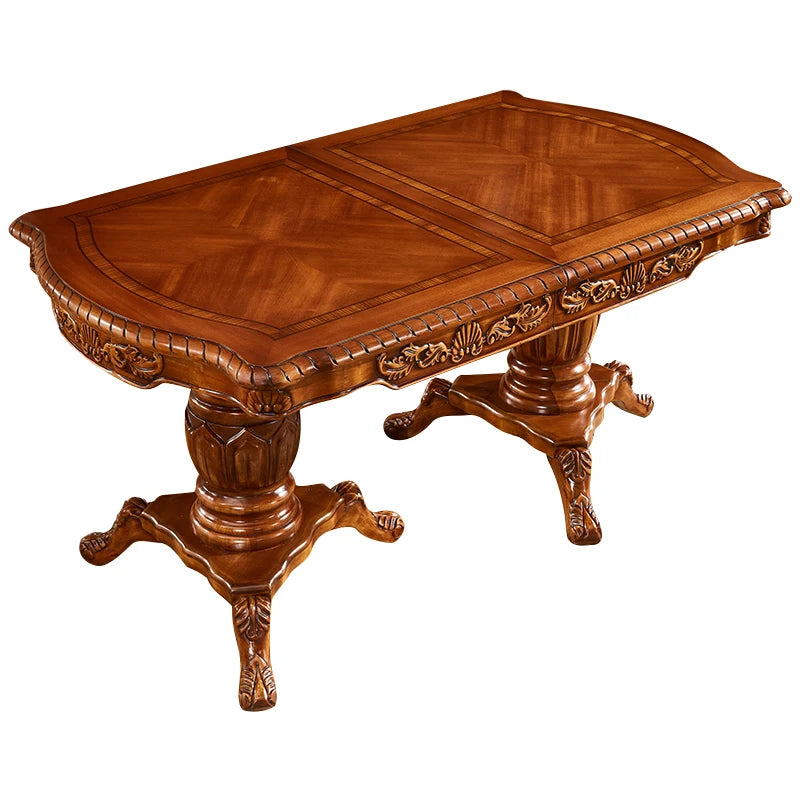 Modern Italian Dining Table – 100% Solid Wood Luxury Set with One Table and 10 Chairs