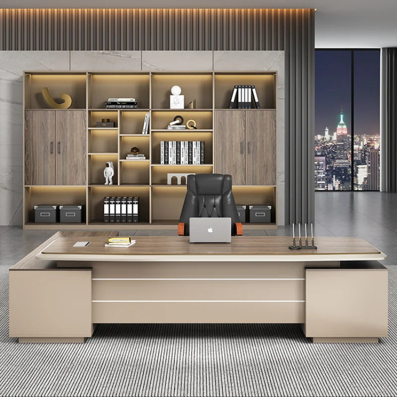 Modern Professional L-Shaped Desk