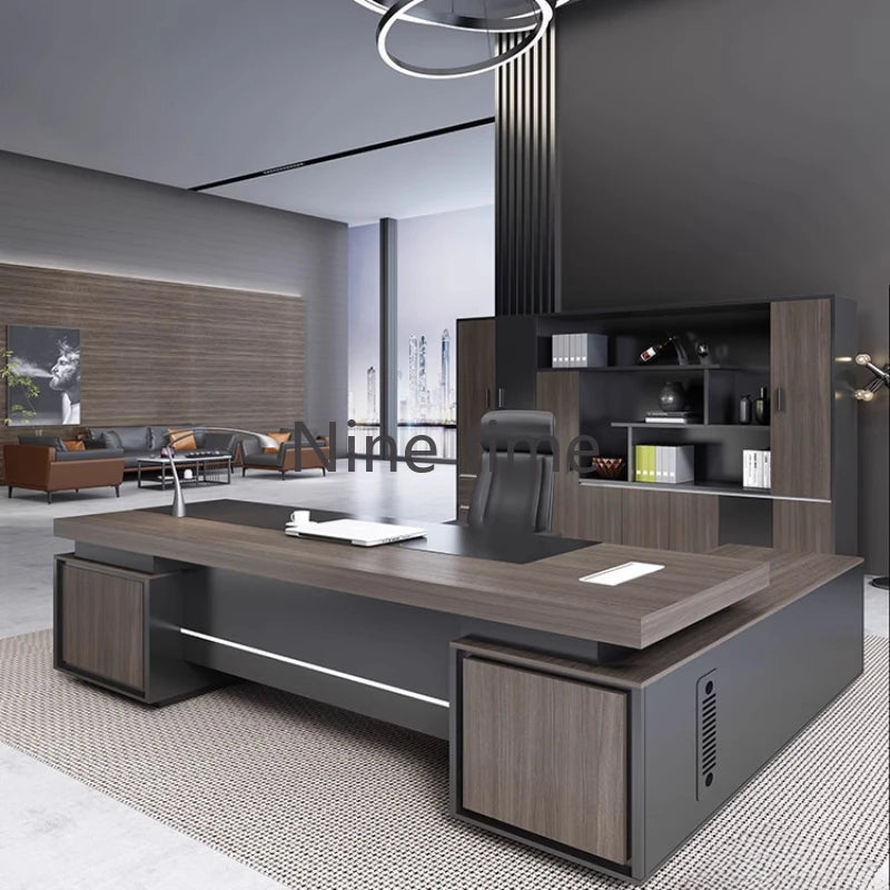 Modern Ergonomic Corner L-Shaped Office Desk