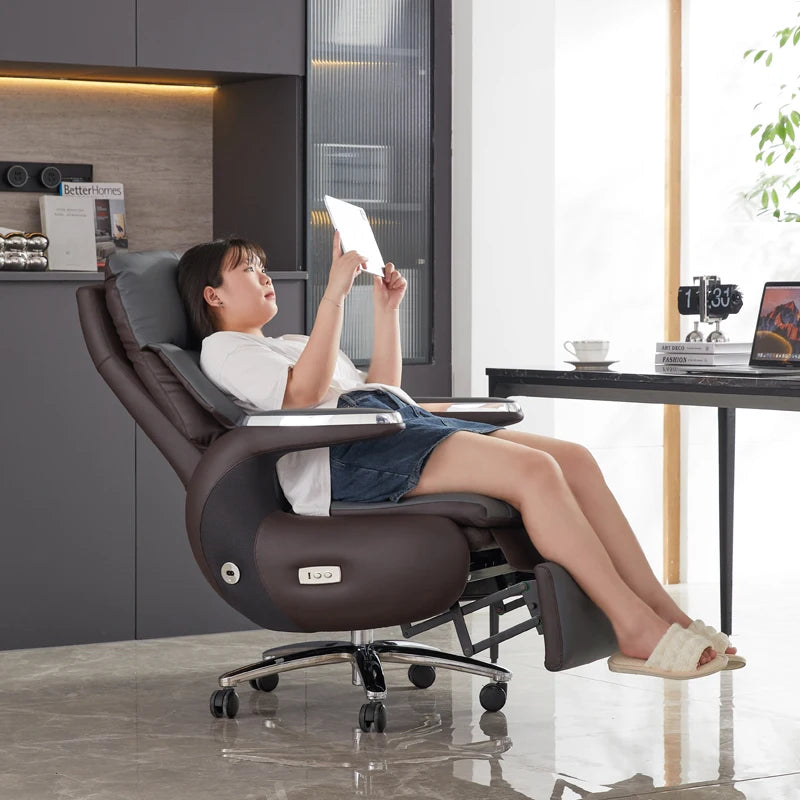 Recliner Boss Office Chairs Computer Armchair Ergonomic Relaxing Office Chairs Modern Multifunction Office Furniture Sillas LLOC