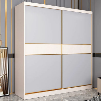 Minimalist Modern Wardrobe Organizer Couples Wooden Storage Wardrobe Clothes Closet Guarda Roupa Casal Bedroom Furniture