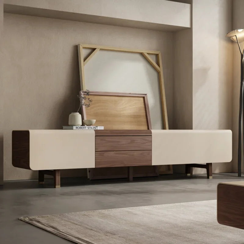 Tv Table Luxury Stand Monitor Wood Television Cabinet Unit Cradle Mueble Living Room Modern Furniture Pedestal Mesa De Home