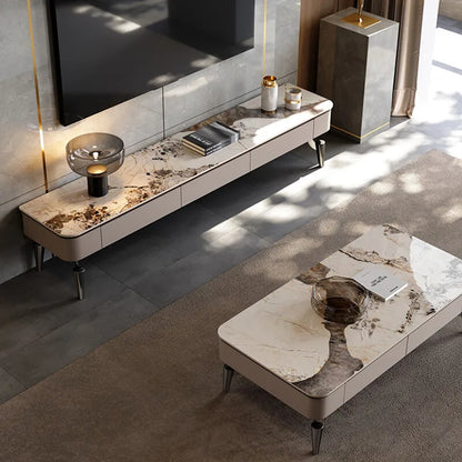 Metal Luxury Coffee Tables Living Room Italian Modern Coffee Table Small Design Couchtisch Wohnzimmer Home Furniture