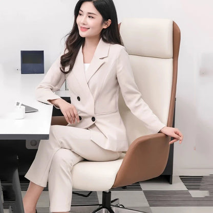 Ergonomic Mobile Office Chair - Modern Leather for Study and Meditation.
