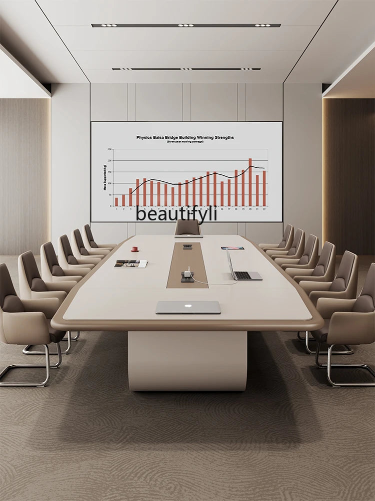 Modern creative paint conference table, available in large and medium sizes