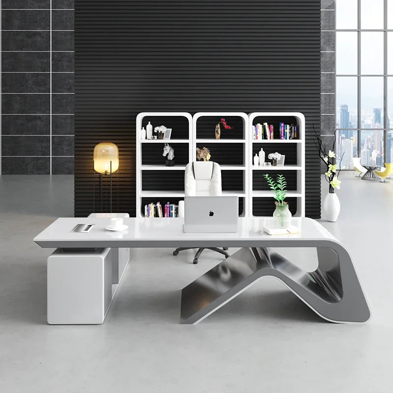 Table for Study Office Desk Accessories Organizer Furniture Room Desktop Multifunctional Desks Modern Workstation Tavolo
Corner
