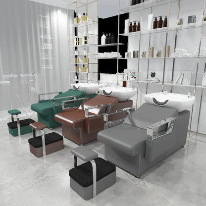 Luxury Basin Shampoo Chair Hair Therapy Styling Stations Hairwash Bed Head Spa Haar Wasch Liege Salon Equipment Furniture