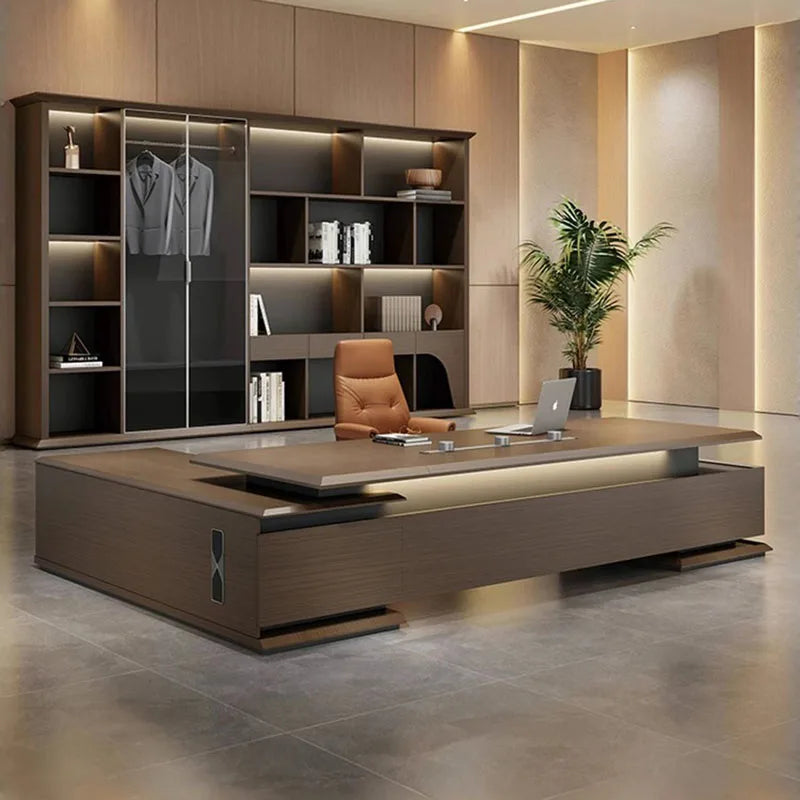 Versatile Office Desk with Standing Motion