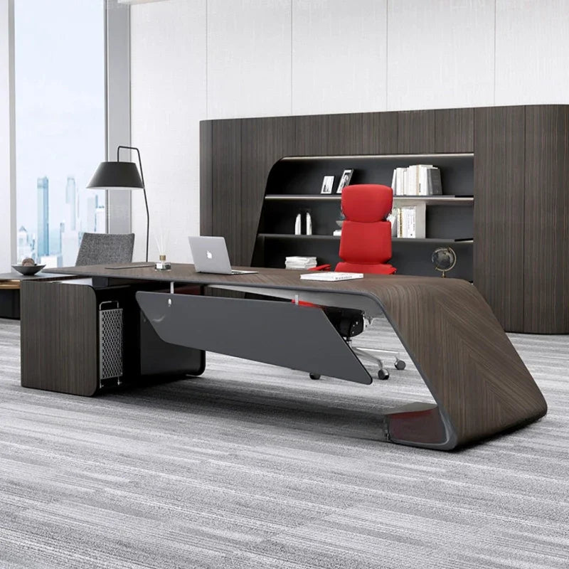 Executive Work Office Desk Study Setup Accessories Seating Student Corner Desks Home Multifunction Mesa Escritorio Furniture