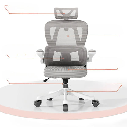Office Gaming Chair with Stylish Design, Advanced Backrest, Footrest, and Swivel Comfort.