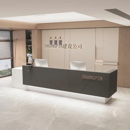 Shop Service Counter Barber Salon Luxury Furniture Office Reception Beauty Stores Hairdressing Spa Restaurant Bureau Desk Table