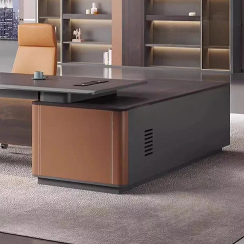 Executive Desk Reception Modern Furniture Office Conference Table L Shaped Writing Dining Meuble Bureau Tables Dressing Simple