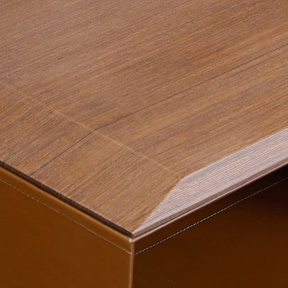 L Shaped Office &quot;Copmuter&quot; Modern Writing Computer Desk Luxury Modern Office Desk With Filing Cabinet 3198*2460*750mm